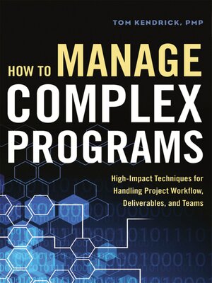 cover image of How to Manage Complex Programs